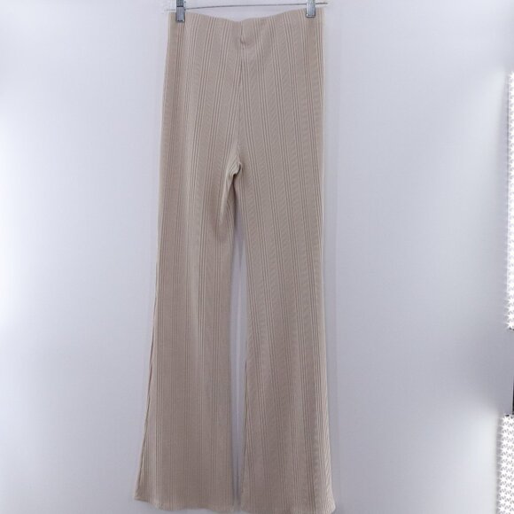 Elodie | Pull On Ribbed Knit Flare Pants Large - Picture 4 of 6